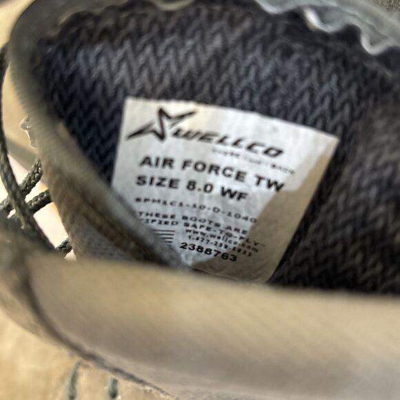Wellco Air Force TW Gore-Tex Flight Deck Sz 8 WF Boots Cold Weather Safety Toe main image 16